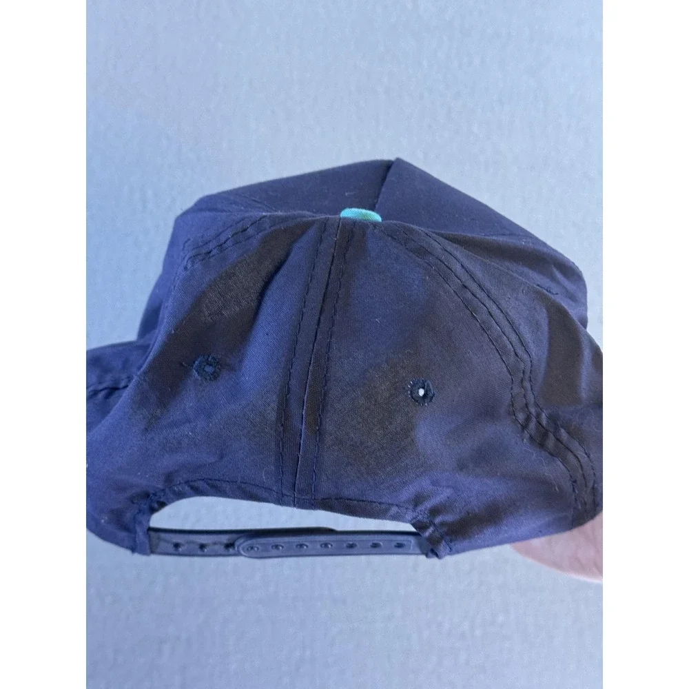 Douglas Battery Hat Cap Snap Back Mens One Size‎ Blue Teal Twill Advertising